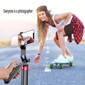 Portable camera tripod with wireless remote control, recording and live transmission, 360 ° rotation 7 Main Sales Recording - №1