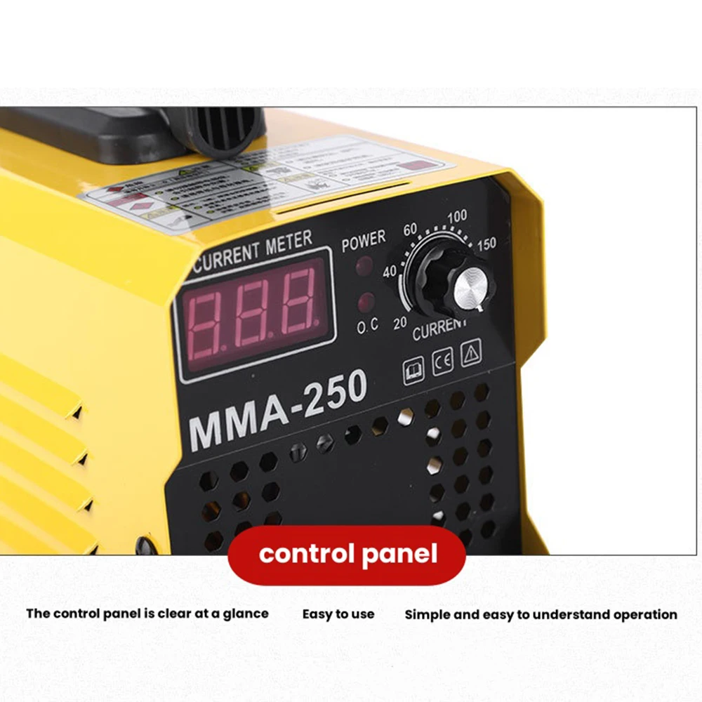 ポータブルアーク溶接機,mma250,250a,全自動,工業用グレード,小型,すべて銅,家庭用,220V DC