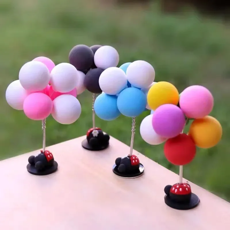 Balão de confissão de cerâmica macia criativa, decoração de interiores de carro, ornamento, painel de carro, pingente fofo, acessórios diy