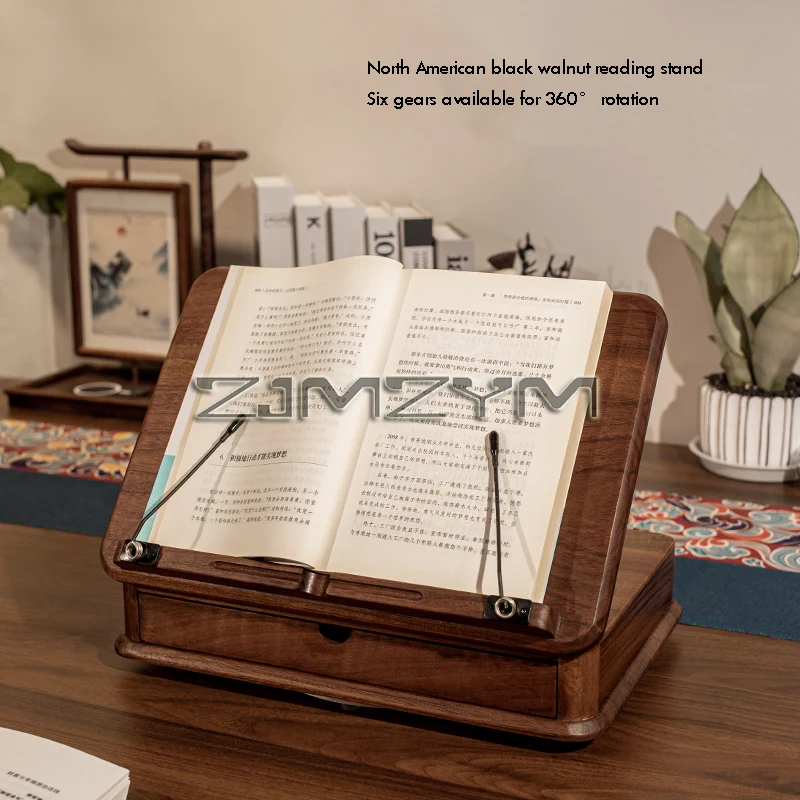 Adjustable Drawer Style Reading Bookshelf, Simple And Multifunctional Reading Stand, Suitable For Reading And Learning