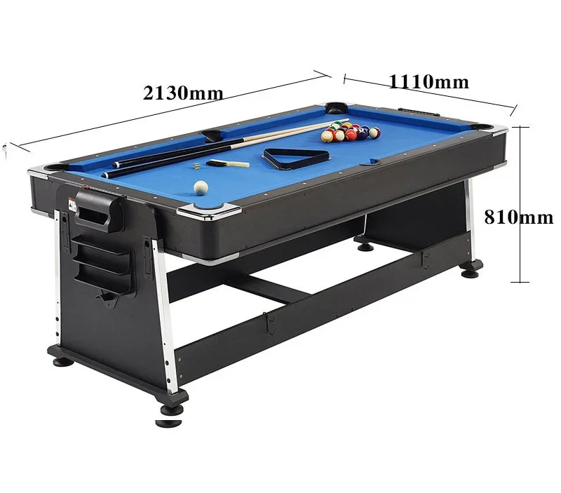 3-in-1 Multi-functional Snooker Table Solution Ultimate 4-Sport Table for Snooker Pool & More Boasting Top-Tier Quality