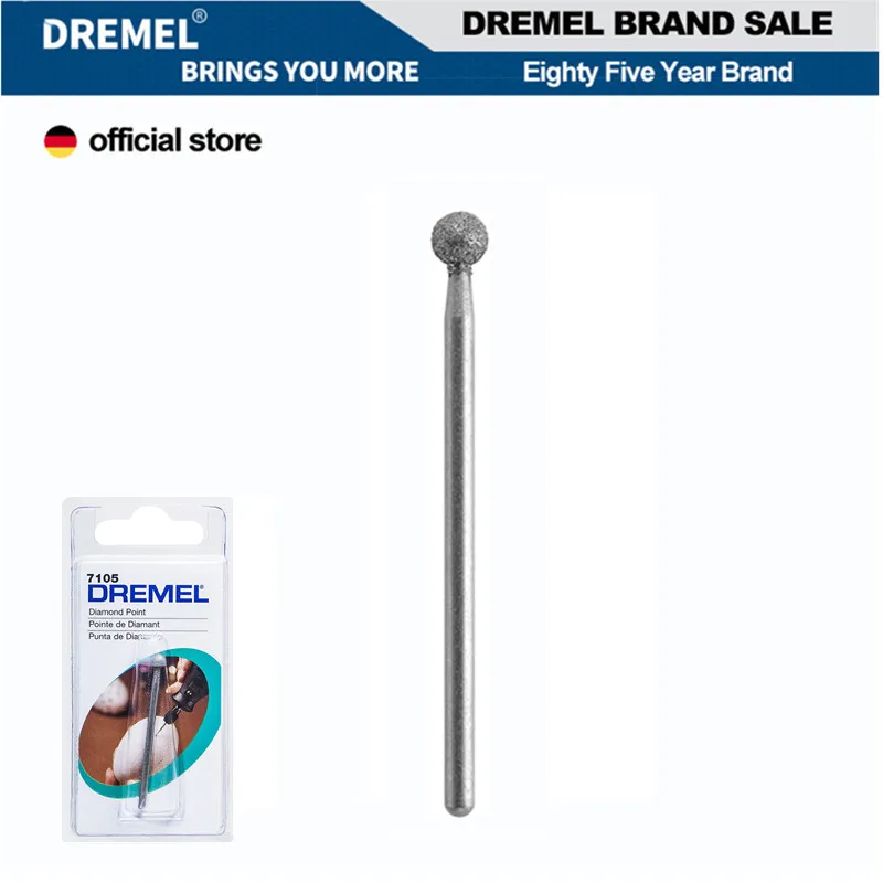 

Dremel 7105 Diamond Wheel Points Engraving Carving Cutting Bit 4.4mm Bits Multi-Rotary Tools Accessories for Wood Metal Ceramic