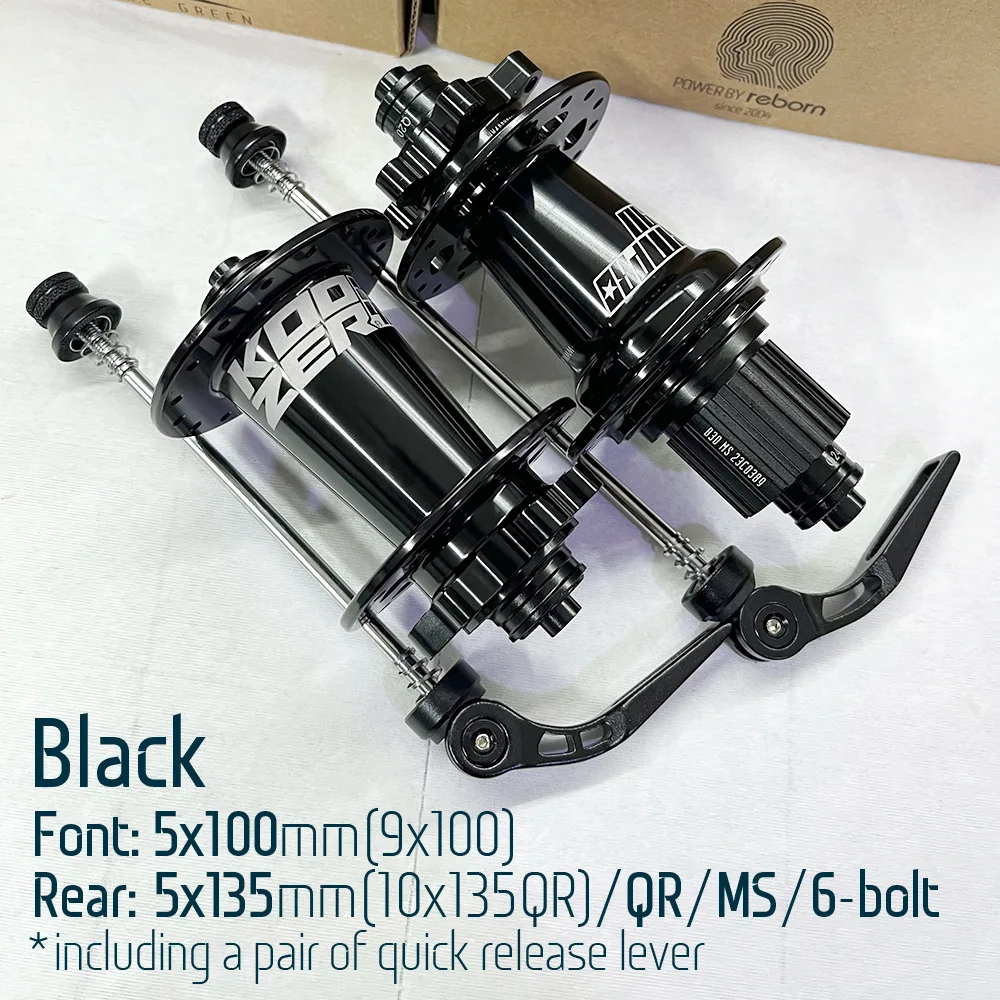 Koozer XM490 Pro 28穴/32穴/36穴 MTBハブ QRリアハブ 135x10 HG/XD