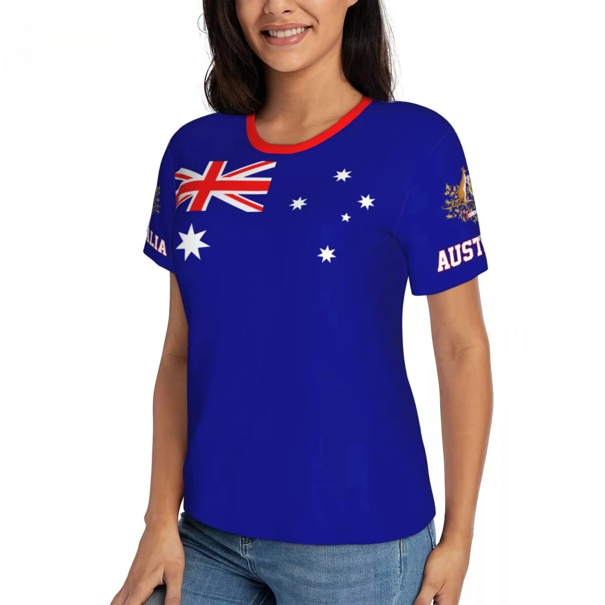 Australia Flag Azerbaijan Flag Belize Flag Benin Flag 3D Print Comfortable Sports Breathable Quick Drying Casual Jersey