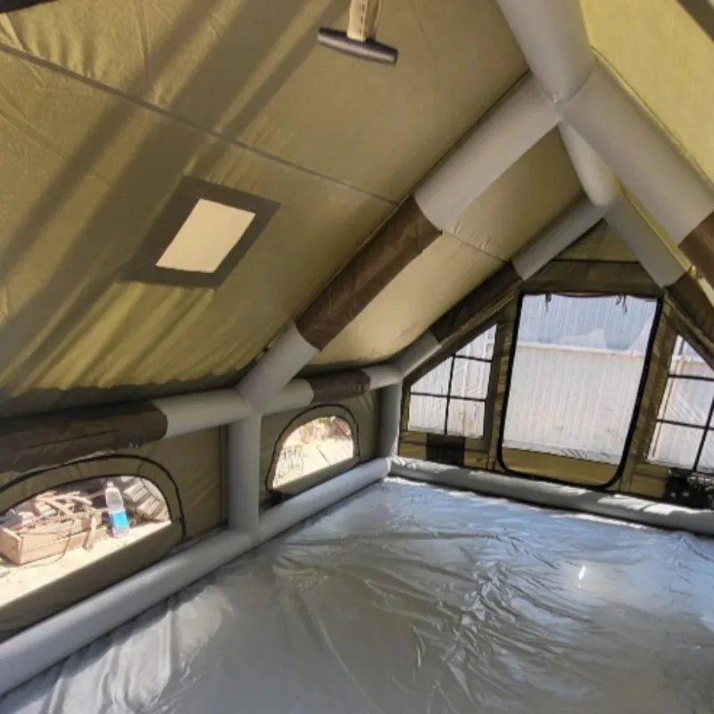 Oxford Cloth Outdoor Tent Inflatable Family Portable Folding Waterproof Sunshade Shelter Tent No Setup Required Camping Hiking