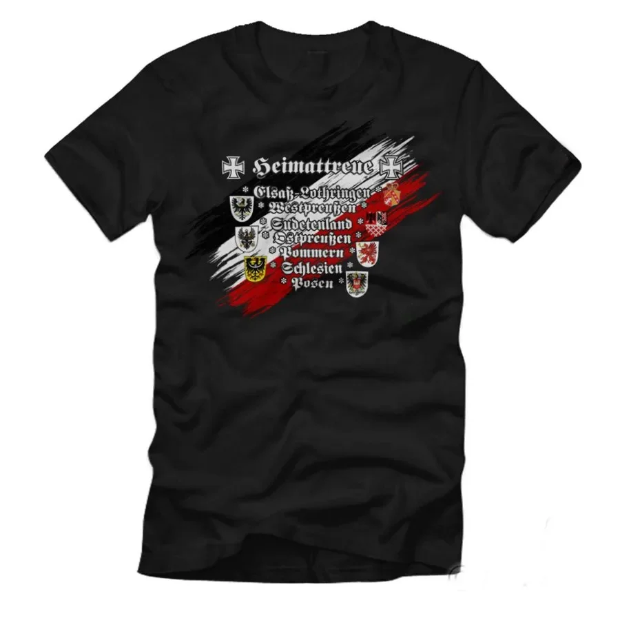 

Wilhelm Friedrich Silesia Sudeten Loyalty Prussia Homeland T-Shirt. Short Sleeve Casual Cotton O-Neck Summer Mens T-shirt