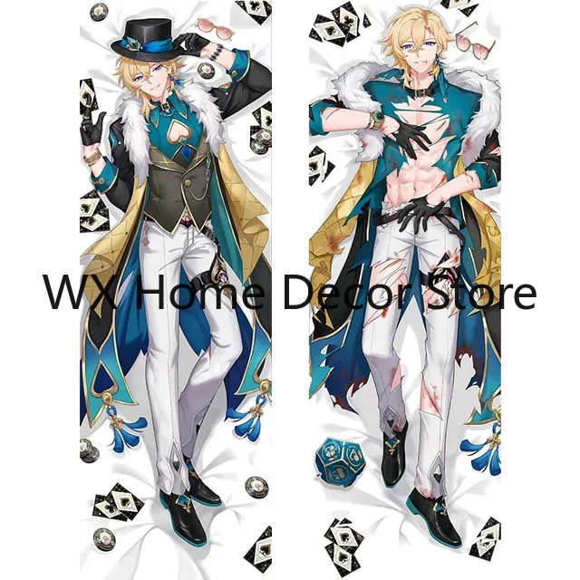 New Style Anime Honkai Star Rail Aventurine DIY Personalized Home Bedding Hing Body Pillow Cover Case Dropshipping