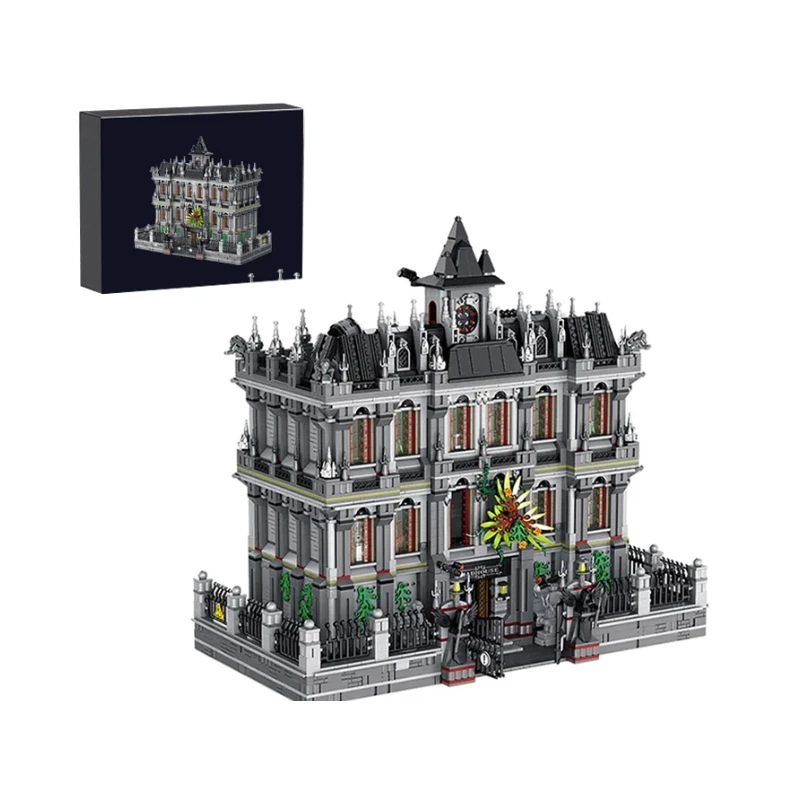 7527PCS MOC Psychiatrische Ziekenhuis Bouwstenen 613002 Architectuur Model Bricks Montage Bricks DIY Speelgoed voor Volwassenen Kids Gift