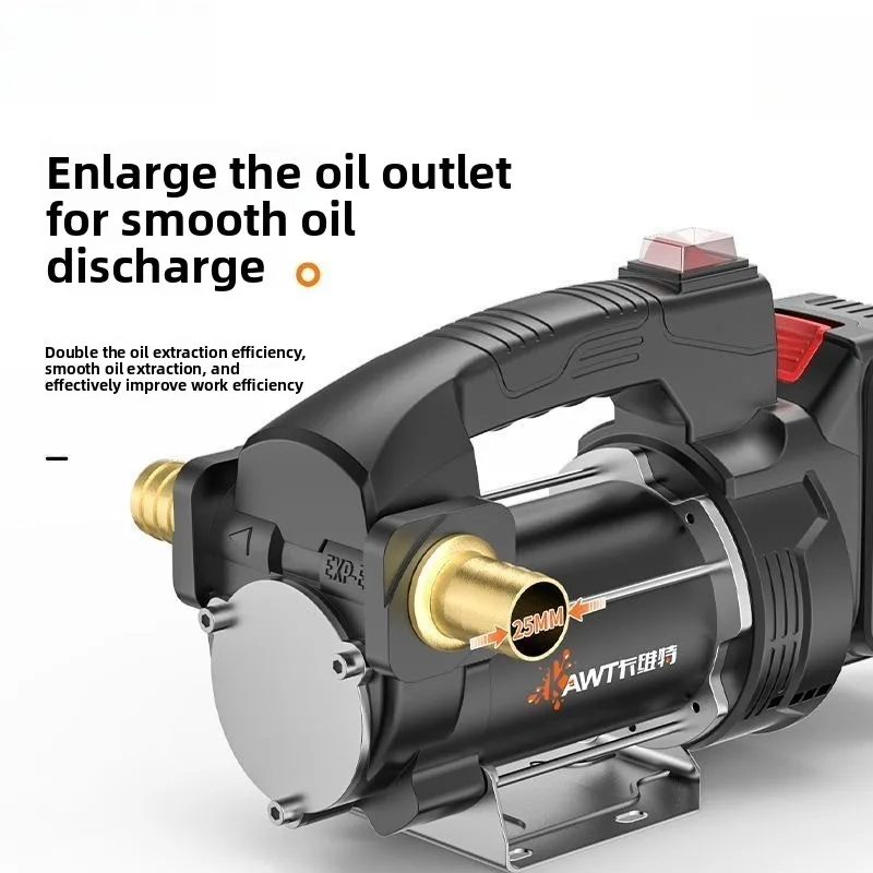 مضخة شفط زيت بطارية ليثيوم قابلة لإعادة الشحن أوتوماتيكية بالكامل عالية الطاقة، مضخة فتيلة ذاتية، خاصة لمضخة الديزل