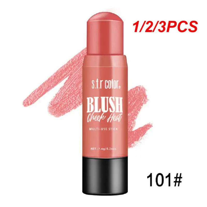 1/2/3PCS Long-lasting Easy To Apply Contour Cream Long-lasting Blush Stick Face Blusher Matte Sophisticated Blush Stick