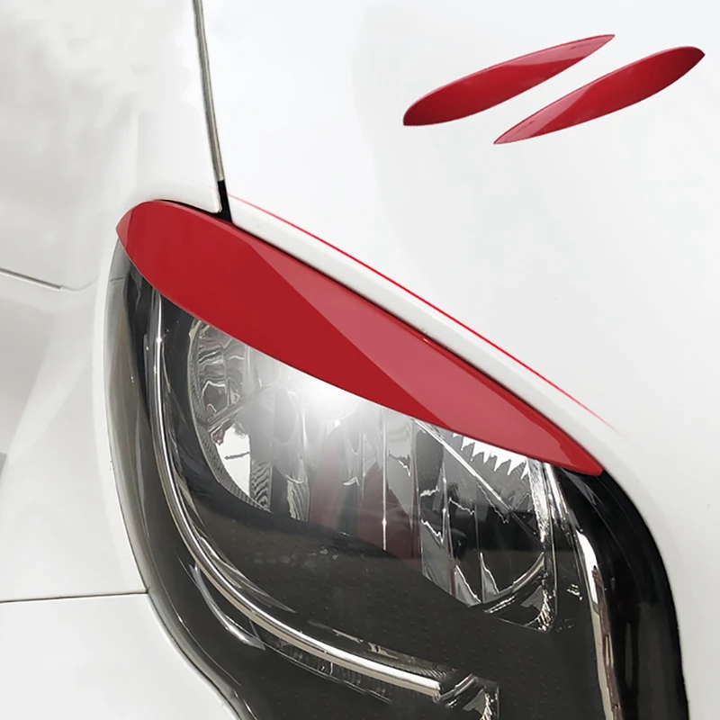 مصباح المصباح الأمامي للسيارة غطاء جفن الحاجب ، تشذيب لمرسيدس بنز ، سمارت فورتو ، ، من من من من من من أجلك ، من من من أجلك