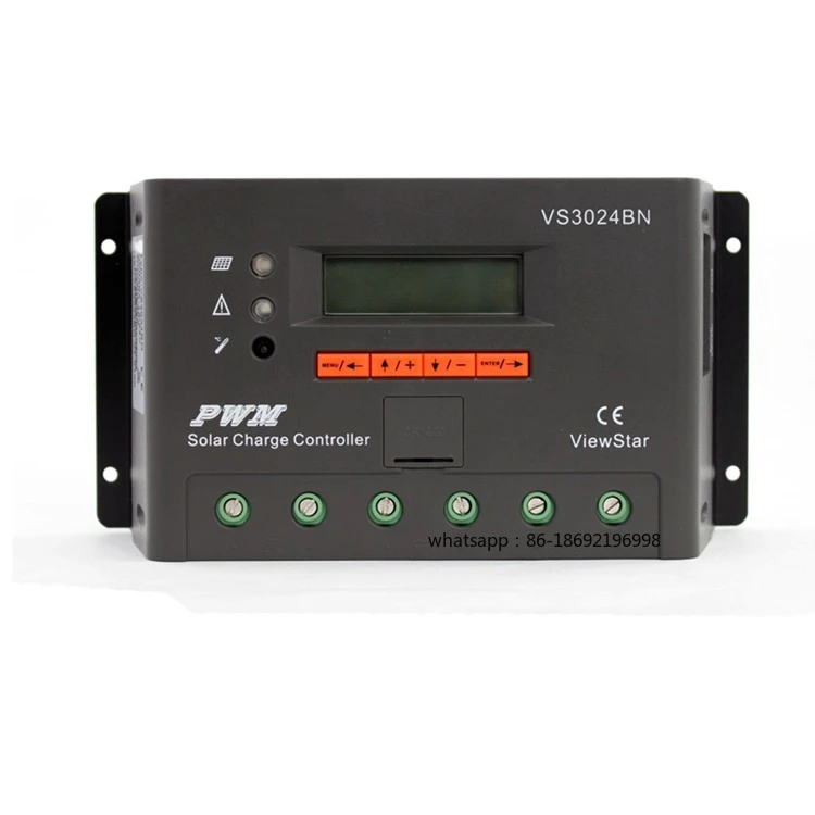 

VS3024BN Viewstar 30A12V24V Контроллер заряда и разряда фотоэлектрической системы солнечной панели