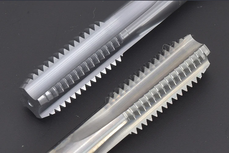 HRC60 CNC Hartmetall Gewindebohrer Spirale Gerade Flöte Fluteless Maschine Gewindeformung Beschichtete Härte M2 M3 M4 M5 M6 M8 M10 M12Metall Werkzeug – Detail 1