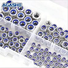 tuercas de bloqueo de nailon de acero inoxidable: antideslizantes, autoblocantes, tapa Hexagonal, rosca completa, rosca derecha, M3/M4/M5/M6, Dura