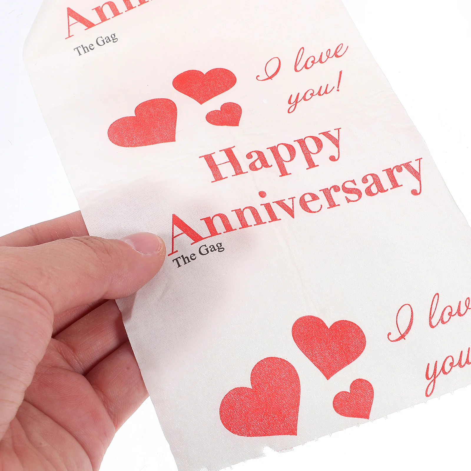 Tissue Valentine\'s Day Tissues Decoration Happy Anniversary Toilet Paper Funny Napkin Virgin Wood Pulp Heart Bathroom Supplies