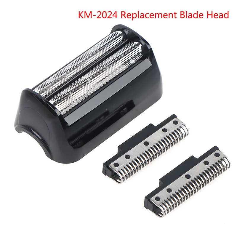 Kemei KM-2024 Extra Mesh Blade Net Shaving Shaver Parts Original 2024 Razor Replacement Blade Head image 6