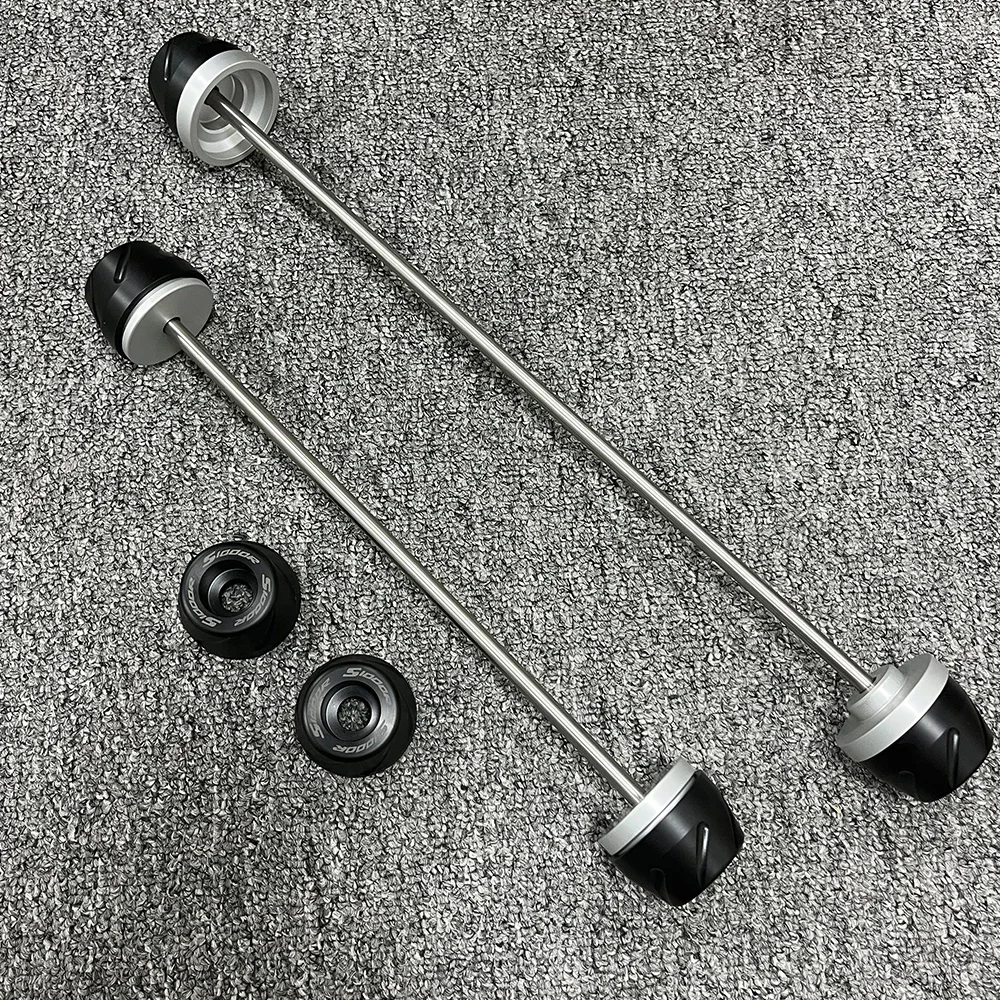 

FOR BMW S1000R/RR 2012-2023 M1000RR 2021-2023 S1000XR 2020-2023Motorcycle Wheel Protector Rear Front Axle Fork Crash Slider