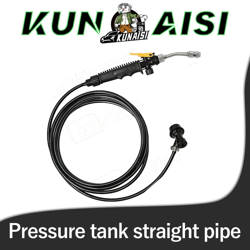 Straight Spring Tube Extra Flexible Hose Sprayer Tube Car Wash Water Nozzle Gun High Pressure Sprayer Gun Car Cleaning Tools