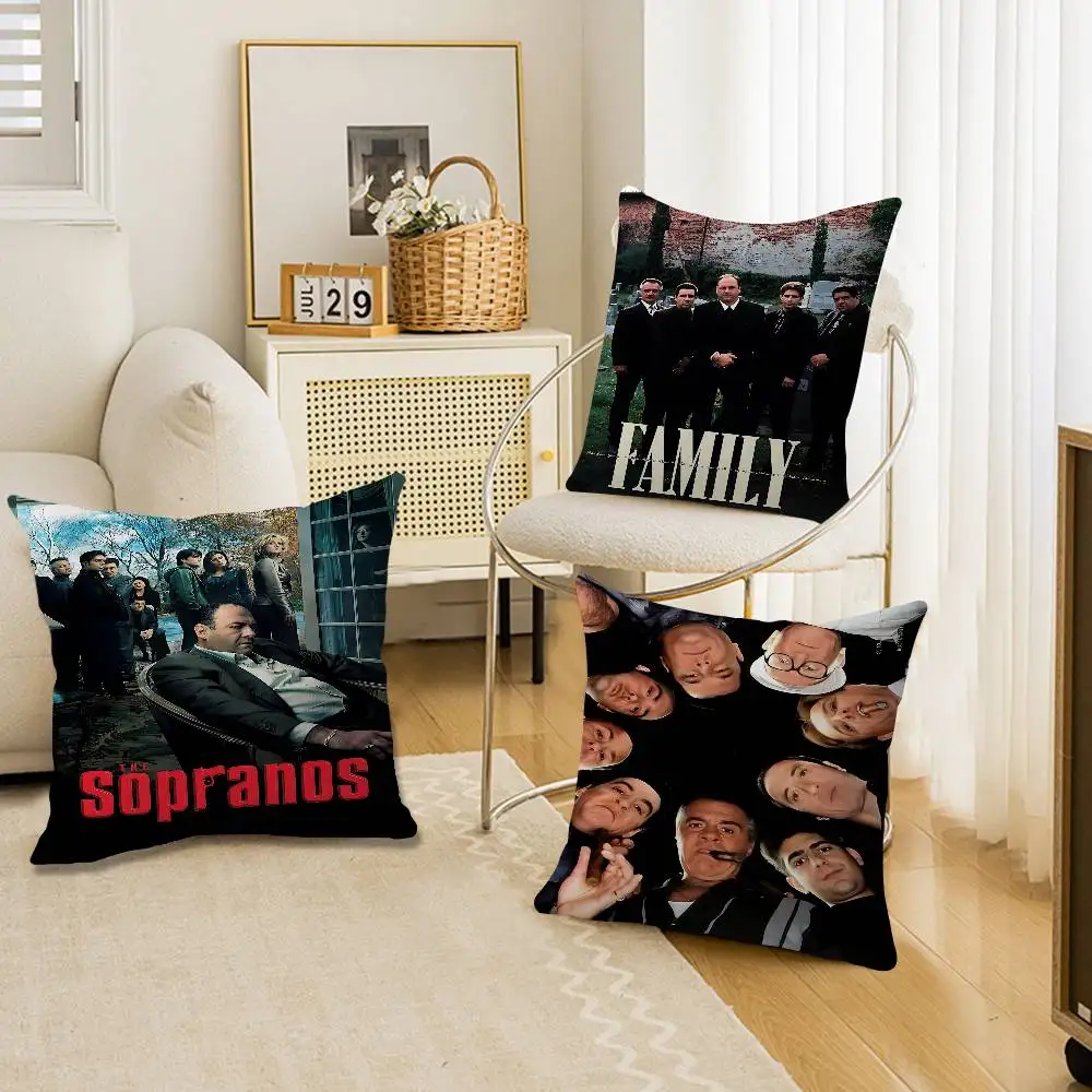 The Sopranos Family Movie Pillow Gift Home Office Decoration Bedroom Sofa Car Cushion Cover case 45x45