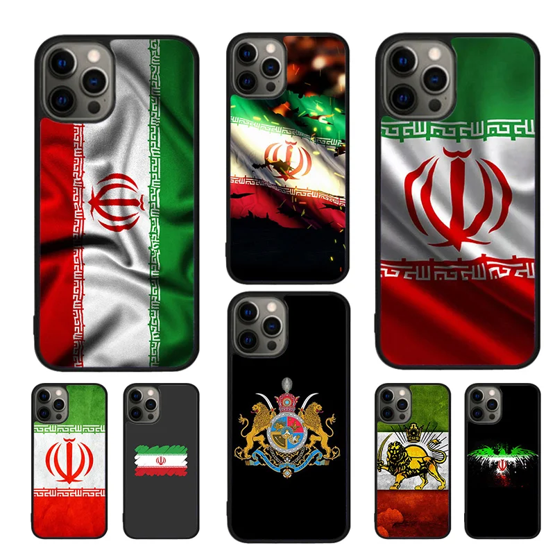 Iran Flag Mobile Phone Cases Cover For iPhone 16 15 14 12 13 mini 11 Pro MAX apple 6 7 8 Plus SE2020 Coque