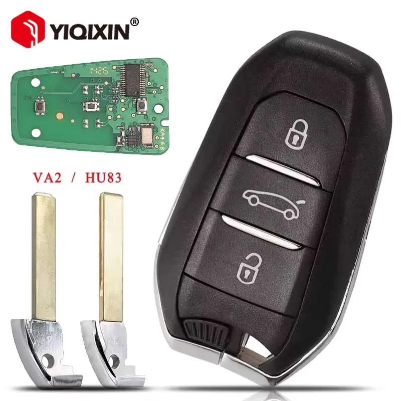 

Умный дистанционный ключ для Peugeot 208 308 3008 408 508 5008 для Citroen C4 C4L C6 DS3 DS4 DS5 Xsara Picasso 433 МГц 4A/ID46 без ключа Go