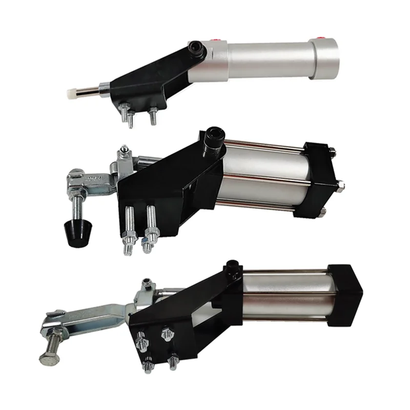 

Cylinder Clamping Device Pneumatic Clamp Quick Clamp GH Mechanical Hand Automated Cylinder Fixture Aluminum Alloy Finger Grip