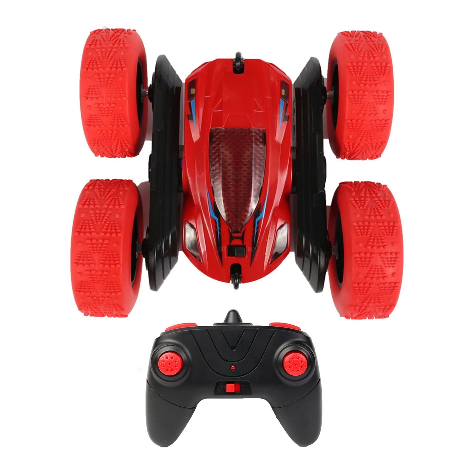 

Радиоуправляемый трюковый автомобиль Радиоуправляемый трюковый автомобиль для детей Двусторонний 2,4 ГГц 4WD Пульт дистанционного управления трюковый автомобиль 360 ° Транспортные средства для трюков с подсветкой