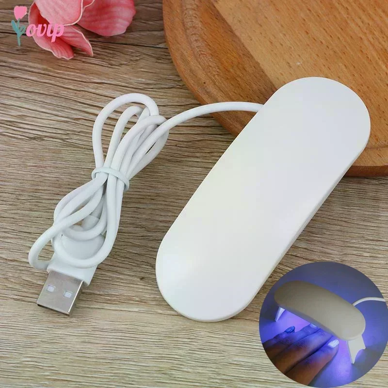 1 قطعة 6 واط 80 سنتيمتر البسيطة UV LED مصباح USB شحن هلام البولندية علاج آلة مجفف الأظافر #3