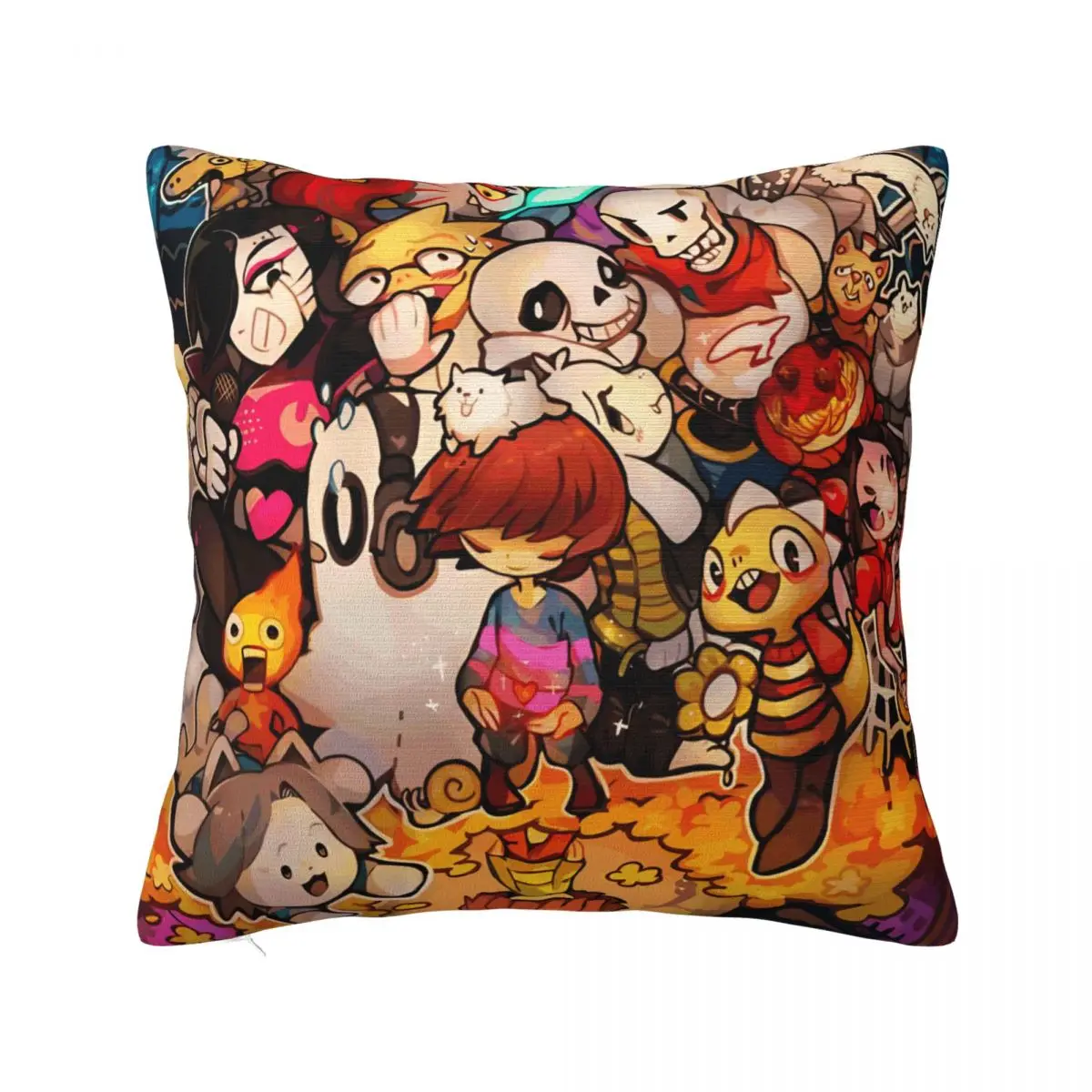 Undertale Pillowcase Printed Polyester Cushion Cover Decoration Pillow Case Cover Home Drop Shipping 45X45cm
