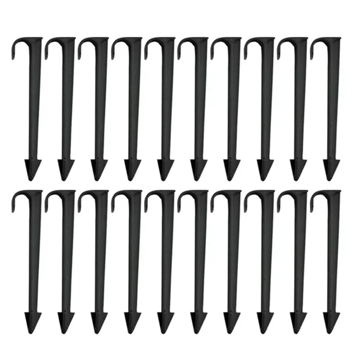 

50PCS Ground Rod Fixed Rods, Garden Irrigation Hose Anchors, Fixed Pile Pipe Brackets, Pipe Brackets for Garden