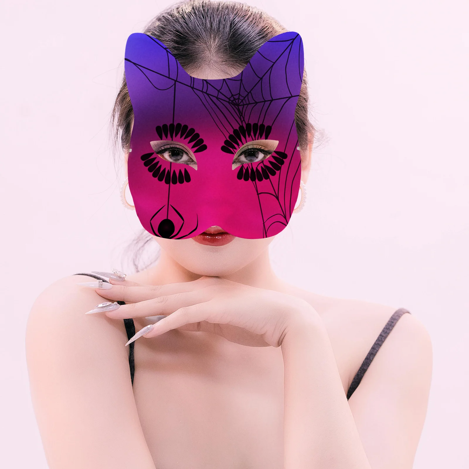 

Blank Mask Paper Masks for Crafts Masquerade to Decorate Adult Paintable Plain White