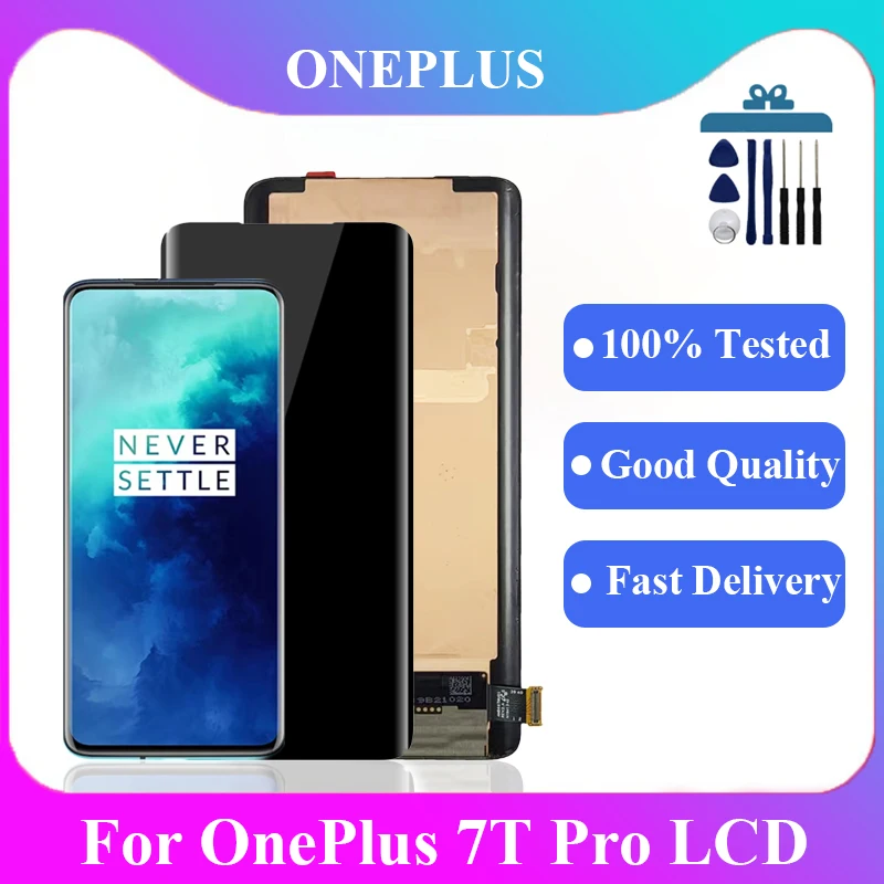 

Original Amoled For OnePlus 7T Pro 5G LCD Display Screen Touch Panel Digitizer HD1911 HD1913 LCD Display Screen