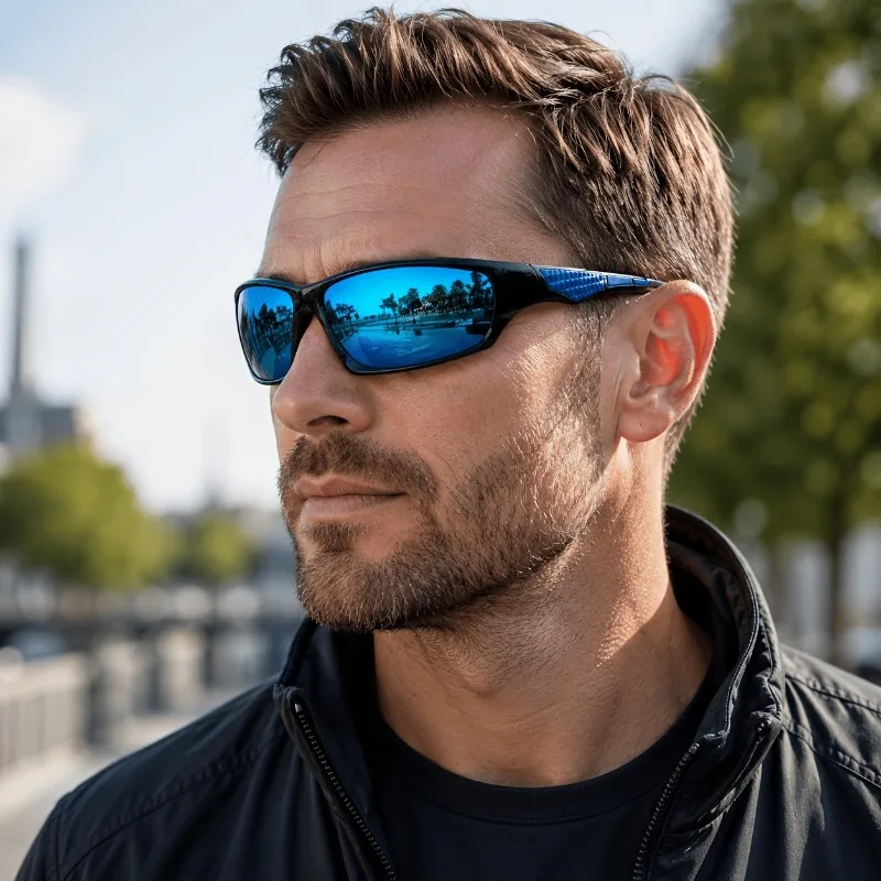 Leichte und robuste Unisex-Hochleistungs-Antireflexsonnenbrille, geeignet zum Autofahren und für Outdoor-Sportarten.