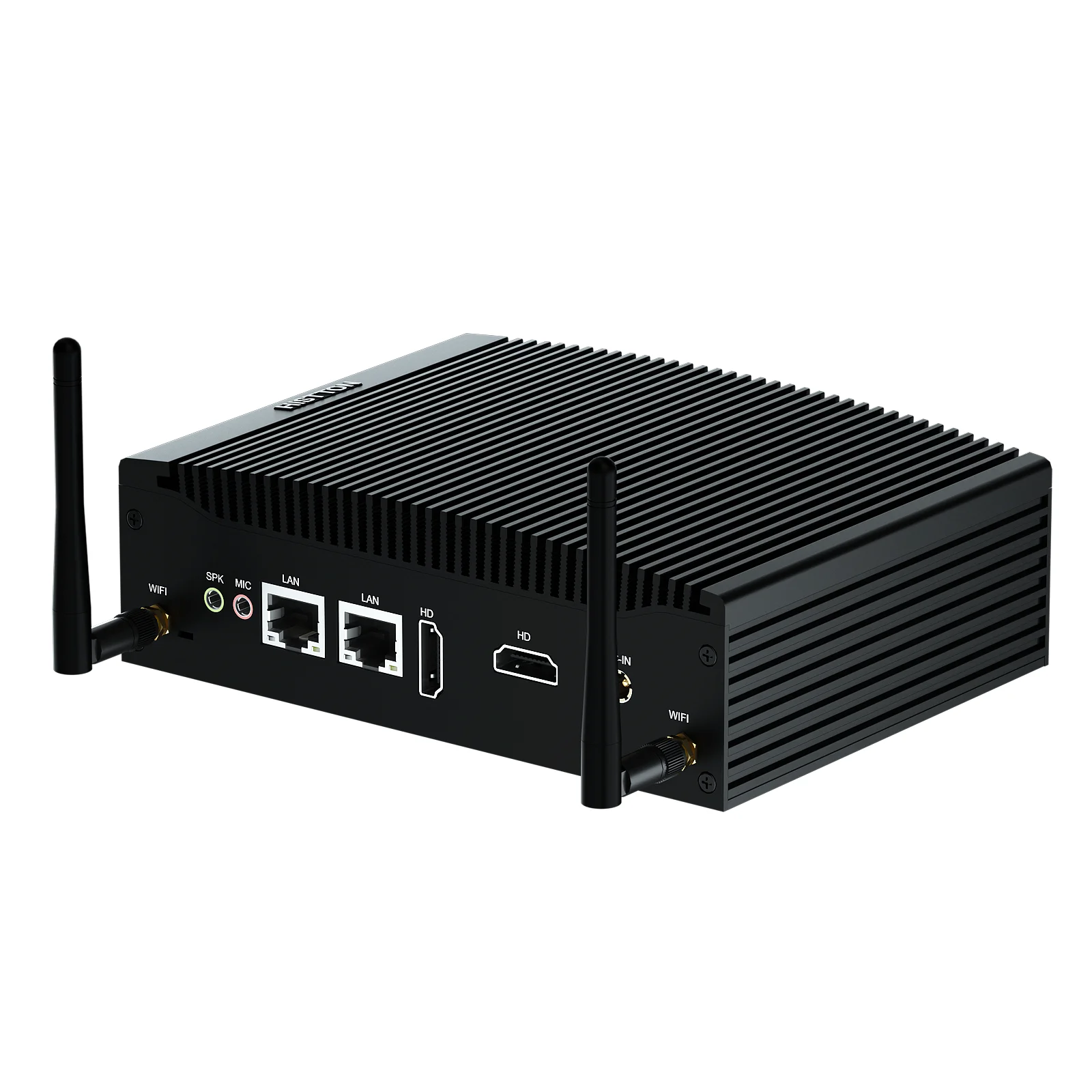 HYSTOU-Mini ordenador Industrial H7 HD-MI, Dual Com Lan, i5-8260U, sin ventilador, 8 USB