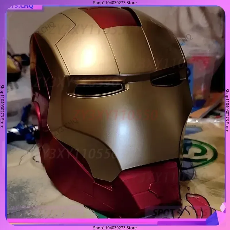 

2025 Hot Marvel Avengers Iron Man Helmet Adult Kids Model Cosplay 1:1 Light Led Ironman Mask Action Figure Toys Birthday Gifts