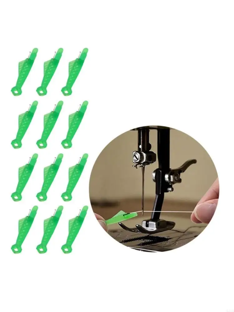 Practical Fish Styles Sewing Threader Tool Universals Machine Compatibility Quick Setups for Home Tailoring Crafts 