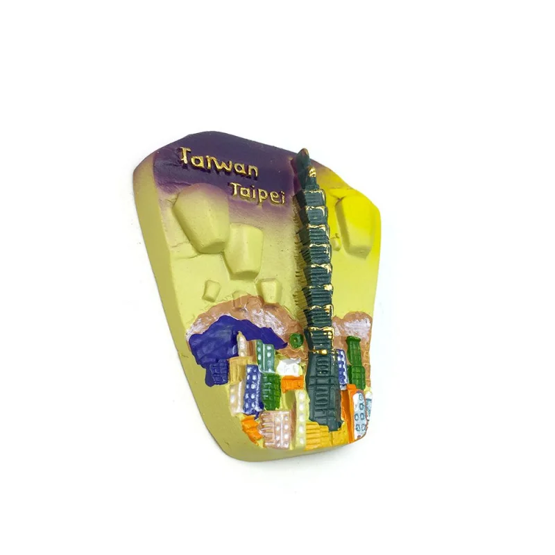 تايوان، الصين تايبي السفر التذكارية الثقافية والإبداعية مغناطيس الثلاجة المغناطيسي المنزل رائعة الزينة المغناطيسية الهدايا #4