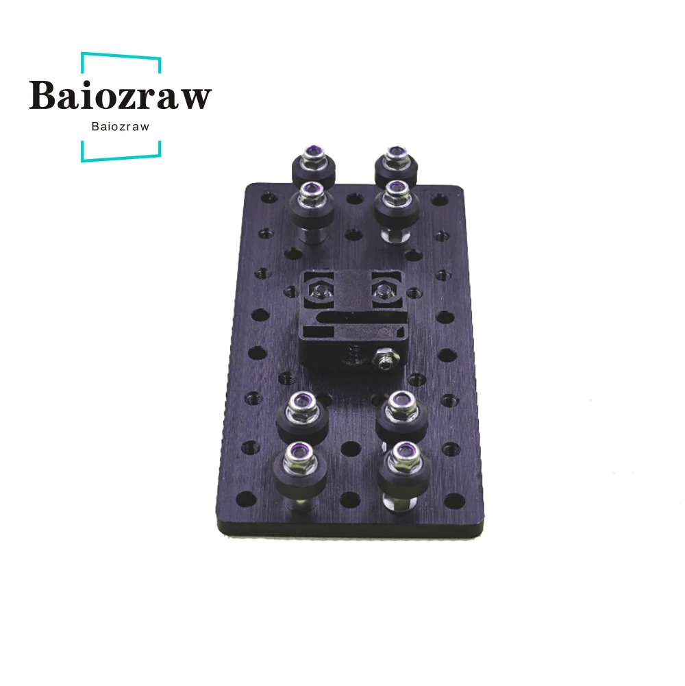 3D Printer Openbuilds Aluminum Plate C-beam Two Times Width Construction Board with Pulley Mounting  Batter  Set