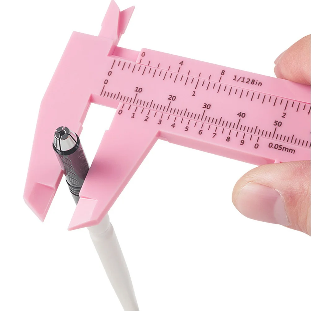 

6Pcs Eyebrow Measuring Calipers Double Scale Ruler Portable Small Brow Tool for Women Precision Shaping Makeup Essential