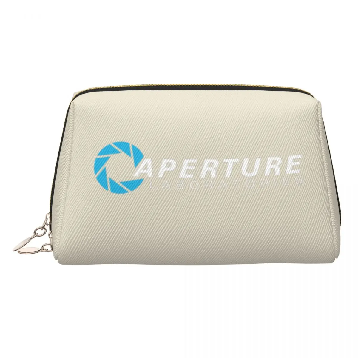 Aperture Science Laboratories - Portal Women Cosmetic Bag Travel Makeup Organizer Pouch Toiletry Storage Dopp Kit Case