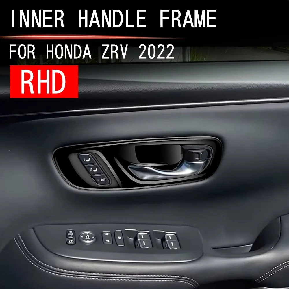 

Внутренняя дверная ручка автомобиля, чаша, накладка на рамку для Honda ZRV, аксессуары для интерьера 2022, для правого руля