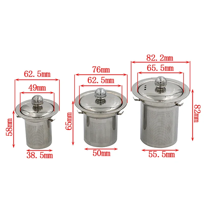 1 шт. многоразовое ситечко для чая из нержавеющей стали, сетка
