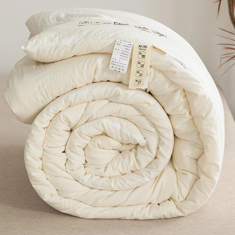 Soybean fiber household quilt winter thickened warm cotton bedding four seasons universal student dormitory quilt core