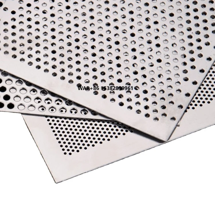 304 316 1mm 0.8mm 1.2mm Perforated Stainless Steel Metal Mesh Sheet for Decoration
