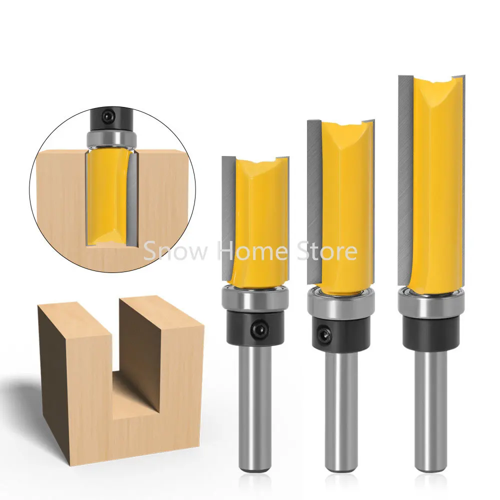 8MM Shank Copying Trimming Knife Diameter 15.9mm Straight Edge Copying Milling Cutter