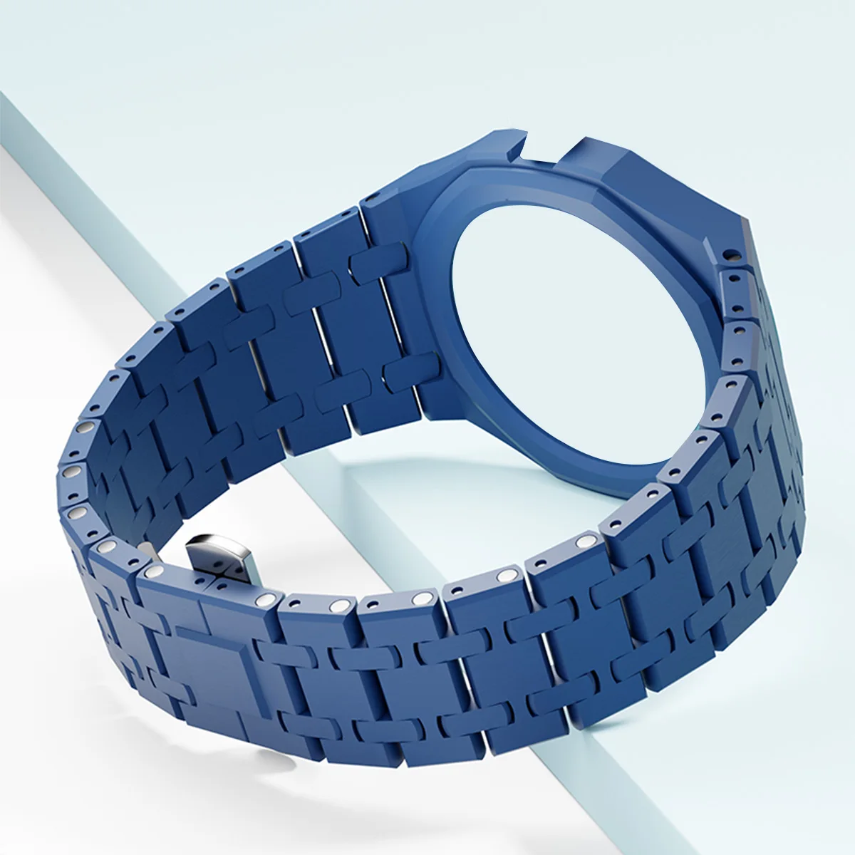 Luxury Modification Kit for Swatch X AP Royal POP Ceramic Band Biomaterials Watch Case Strap Pocket Changer To Wristwatch Cover view 3