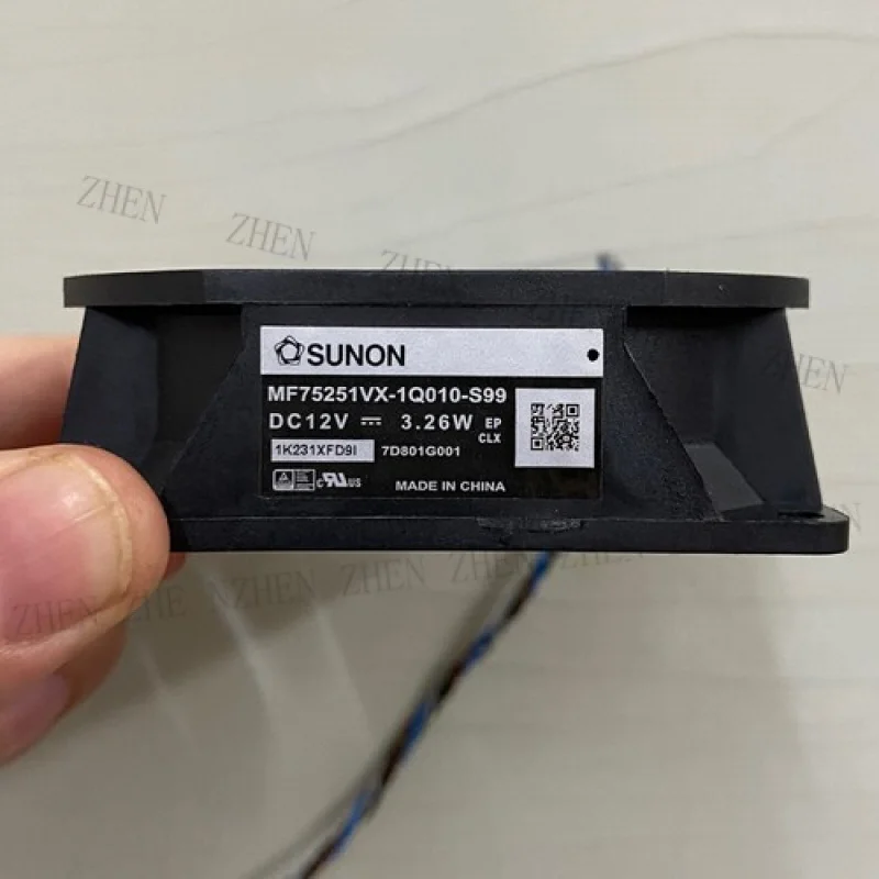 

Y for SUNON MF75251VX-1Q010-S99 DC12V 3.26W 4-Wire Temperature Control Cooling Fan#XR