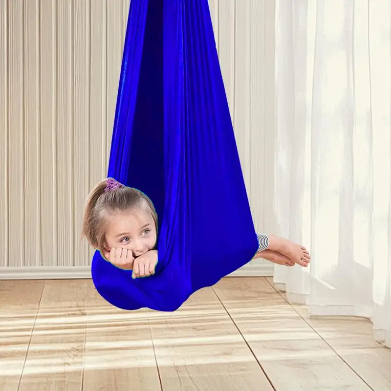 子供感覚スイングチェアハンモックポータブル屋内ヨガサスペンションベッド感覚スイング大人の布スイングヨガぶら下げ布