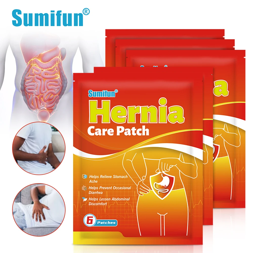 

6/18/30Pcs Sumifun Hernia Treatment Patch Pain Relief Sticker Baby Adult Inguinal Umbilical Swelling Colic Medical Health Care