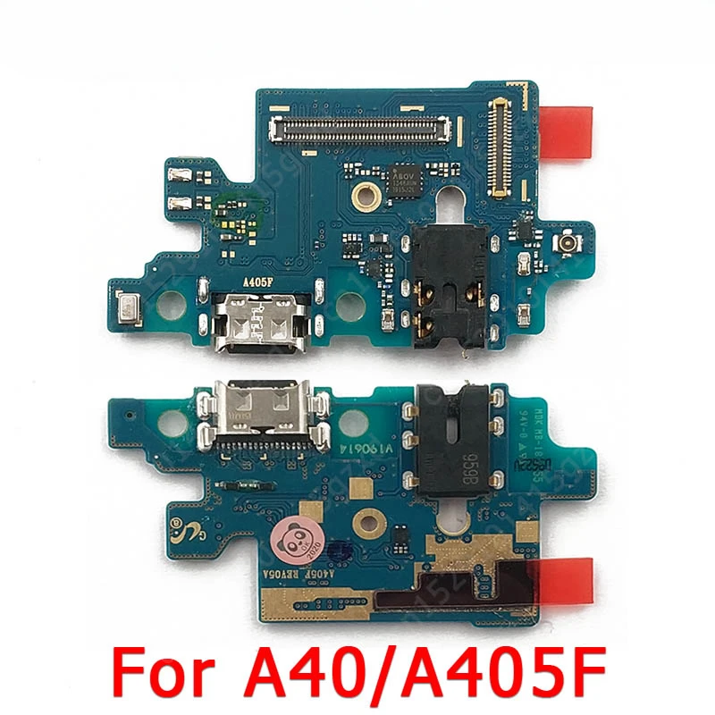 Charging Port For Samsung Galaxy A40 USB Charge Board For A405F PCB Dock Connector Flex Cable Replacement Spare parts